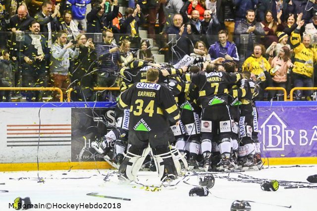 Photo hockey match Rouen - Grenoble  le 27/03/2018