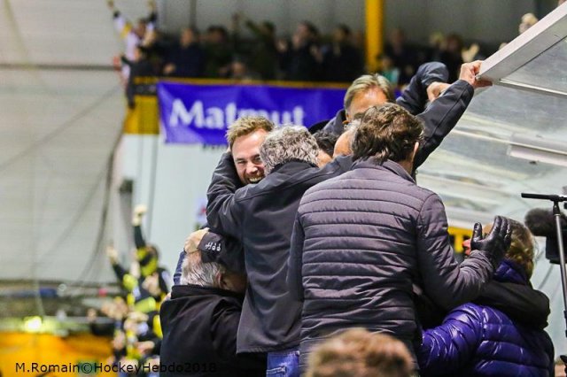 Photo hockey match Rouen - Grenoble  le 27/03/2018