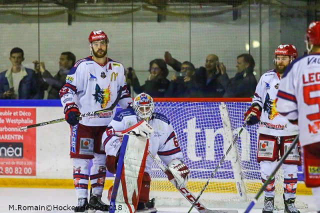 Photo hockey match Rouen - Grenoble  le 27/03/2018