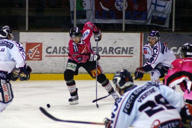 Photo hockey match Amiens  - Angers  le 06/03/2009
