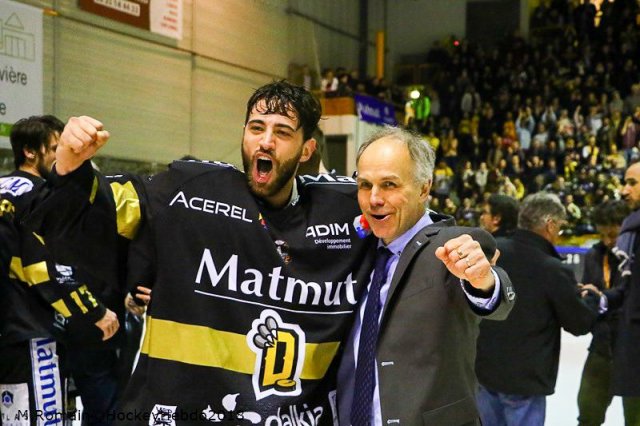 Photo hockey match Rouen - Grenoble  le 27/03/2018