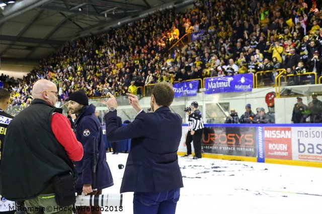 Photo hockey match Rouen - Grenoble  le 27/03/2018