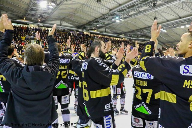 Photo hockey match Rouen - Grenoble  le 27/03/2018
