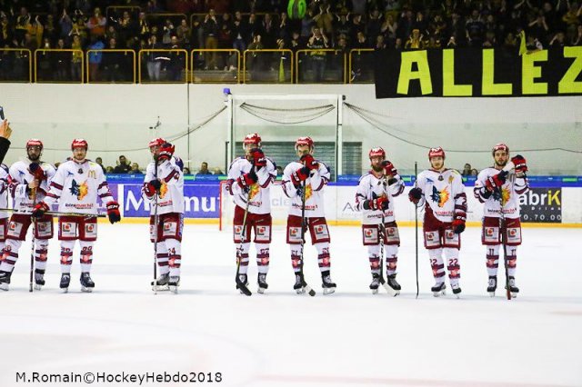 Photo hockey match Rouen - Grenoble  le 27/03/2018