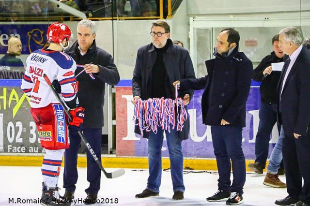 Photo hockey match Rouen - Grenoble  le 27/03/2018
