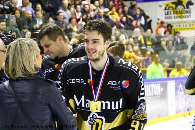 Photo hockey match Rouen - Grenoble  le 27/03/2018