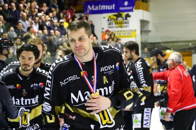 Photo hockey match Rouen - Grenoble  le 27/03/2018