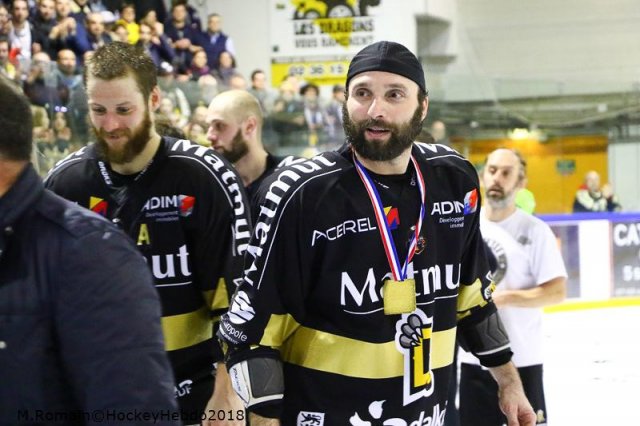 Photo hockey match Rouen - Grenoble  le 27/03/2018
