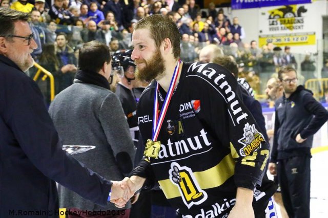 Photo hockey match Rouen - Grenoble  le 27/03/2018