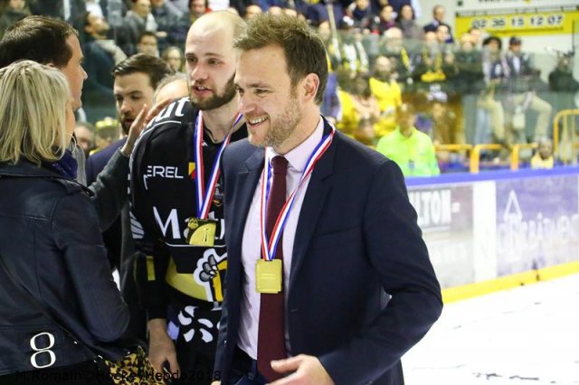 Photo hockey match Rouen - Grenoble  le 27/03/2018