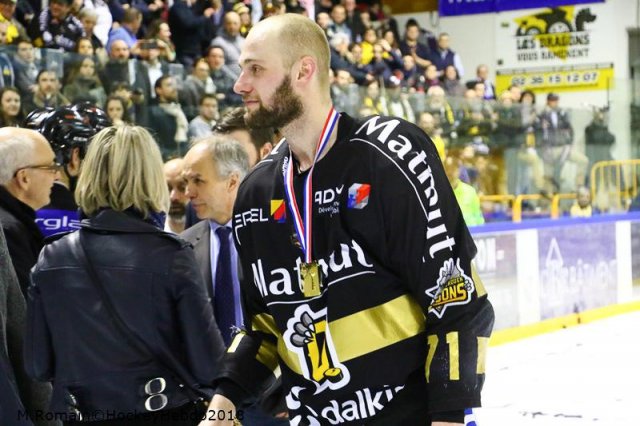 Photo hockey match Rouen - Grenoble  le 27/03/2018