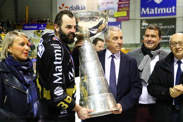 Photo hockey match Rouen - Grenoble  le 27/03/2018