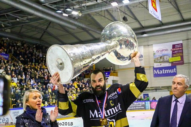 Photo hockey match Rouen - Grenoble  le 27/03/2018