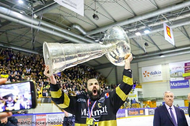 Photo hockey match Rouen - Grenoble  le 27/03/2018