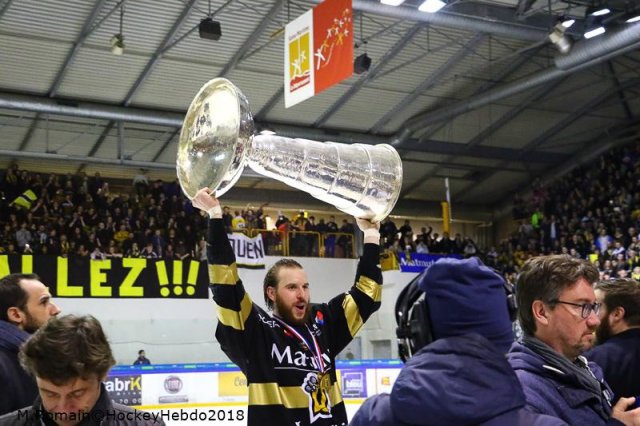Photo hockey match Rouen - Grenoble  le 27/03/2018