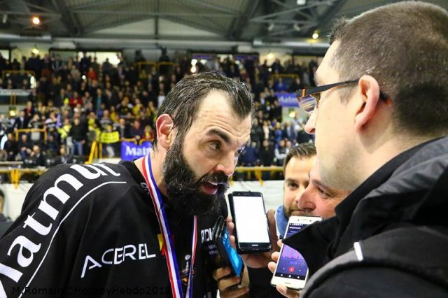 Photo hockey match Rouen - Grenoble  le 27/03/2018