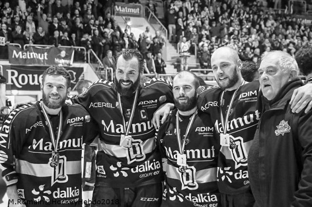 Photo hockey match Rouen - Grenoble  le 27/03/2018