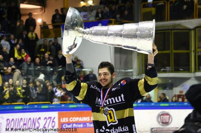 Photo hockey match Rouen - Grenoble  le 27/03/2018