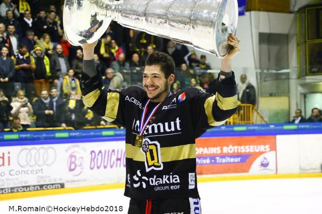 Photo hockey match Rouen - Grenoble  le 27/03/2018