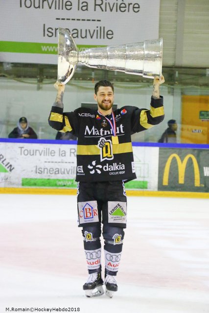 Photo hockey match Rouen - Grenoble  le 27/03/2018