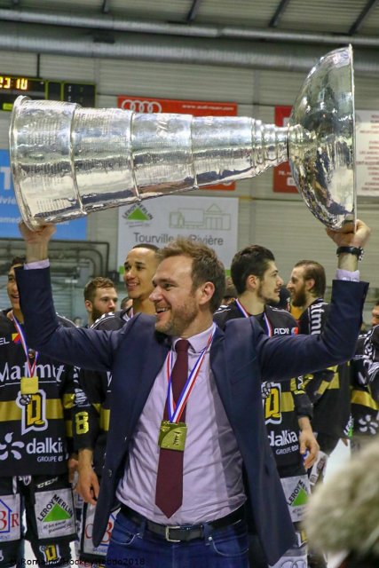 Photo hockey match Rouen - Grenoble  le 27/03/2018