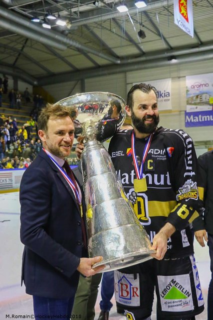Photo hockey match Rouen - Grenoble  le 27/03/2018