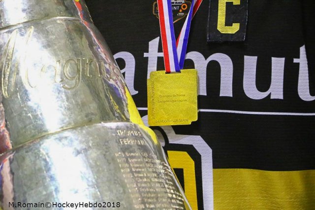 Photo hockey match Rouen - Grenoble  le 27/03/2018