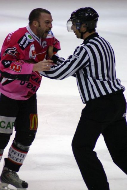 Photo hockey match Amiens  - Angers  le 06/03/2009