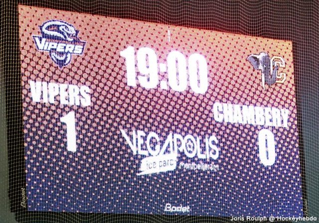 Photo hockey match Montpellier  - Chambéry le 31/03/2018