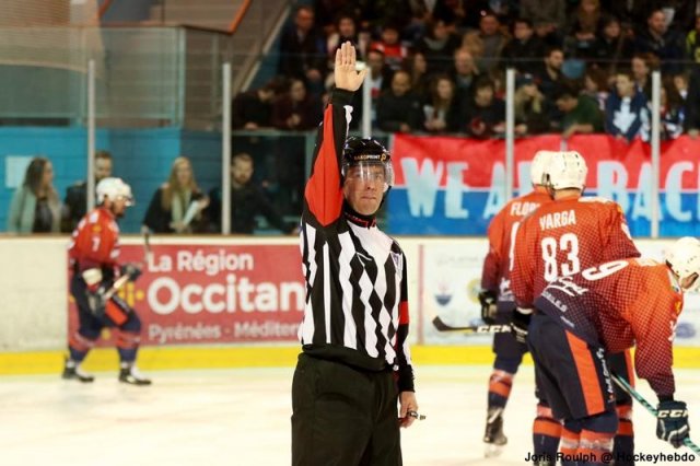 Photo hockey match Montpellier  - Chambéry le 31/03/2018