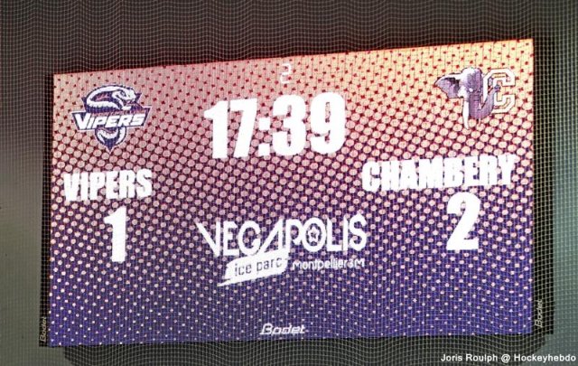 Photo hockey match Montpellier  - Chambéry le 31/03/2018