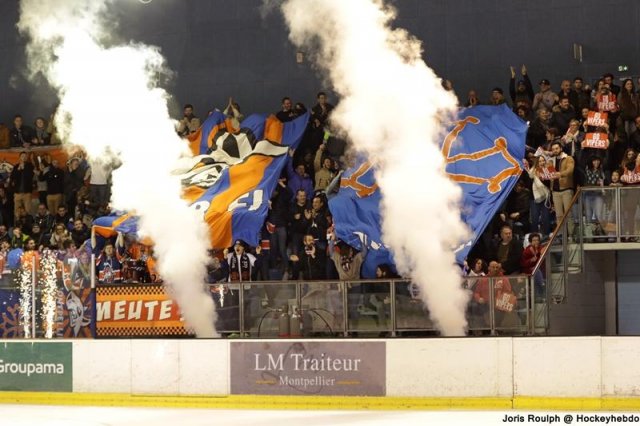 Photo hockey match Montpellier  - Chambéry le 31/03/2018