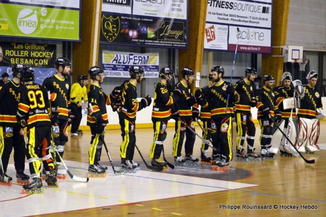 Photo hockey reportage PO N1 : Les Griffons au 7ème ciel