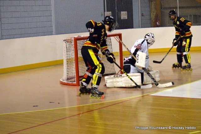 Photo hockey reportage PO N1 : Les Griffons au 7ème ciel