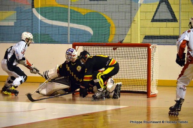 Photo hockey reportage PO N1 : Les Griffons au 7ème ciel