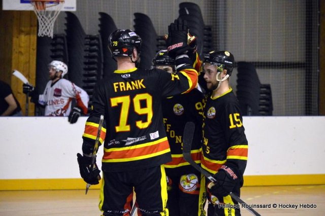 Photo hockey reportage PO N1 : Les Griffons au 7ème ciel