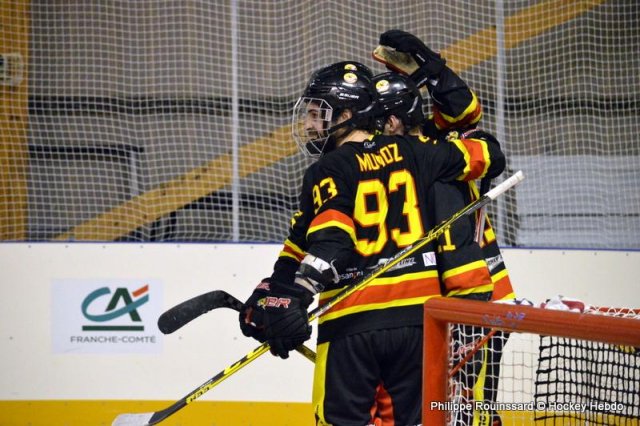 Photo hockey reportage PO N1 : Les Griffons au 7ème ciel