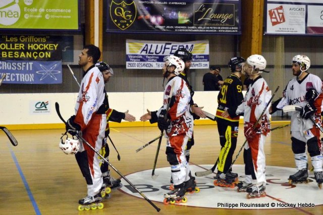 Photo hockey reportage PO N1 : Les Griffons au 7ème ciel
