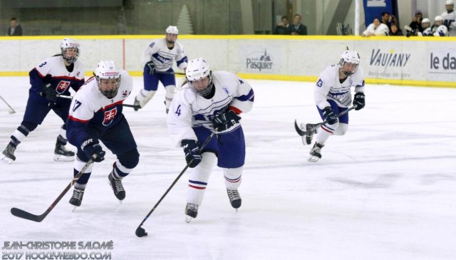 Photo hockey reportage Le sacre des françaises