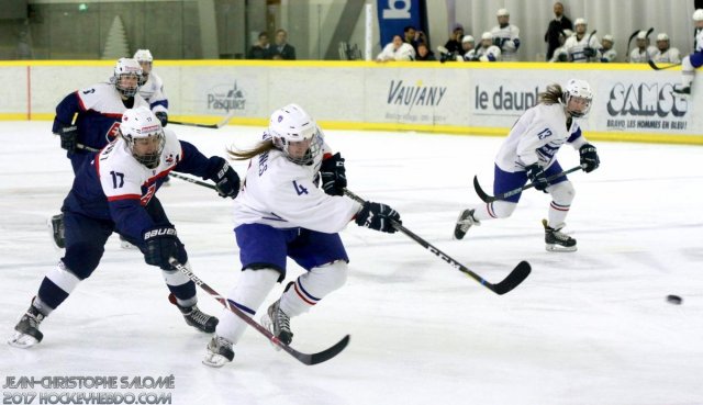 Photo hockey reportage Le sacre des françaises