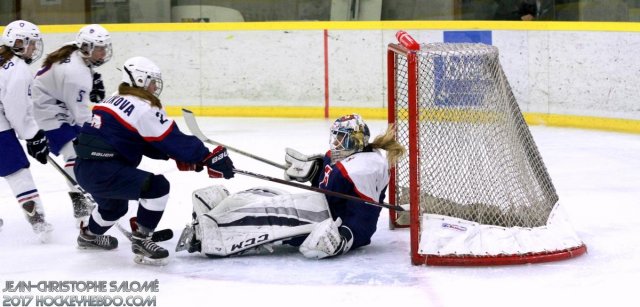 Photo hockey reportage Le sacre des françaises