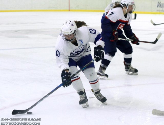 Photo hockey reportage Le sacre des françaises