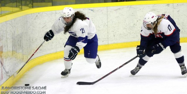 Photo hockey reportage Le sacre des françaises