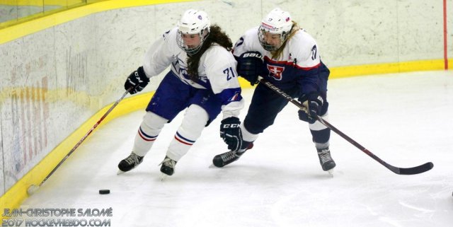 Photo hockey reportage Le sacre des françaises