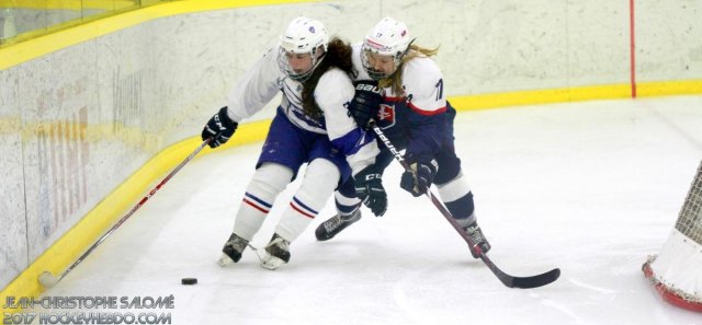 Photo hockey reportage Le sacre des françaises