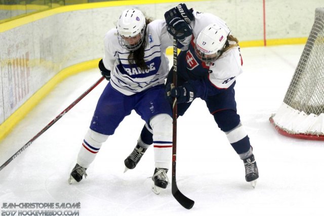 Photo hockey reportage Le sacre des françaises