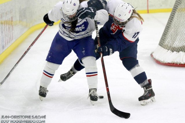 Photo hockey reportage Le sacre des françaises