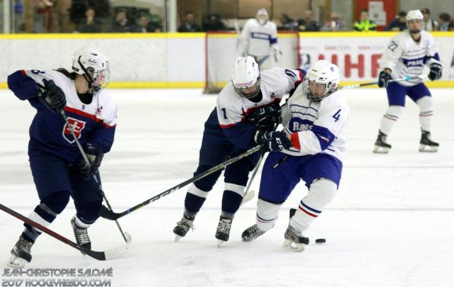 Photo hockey reportage Le sacre des françaises