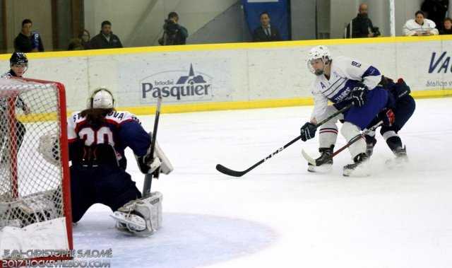 Photo hockey reportage Le sacre des françaises