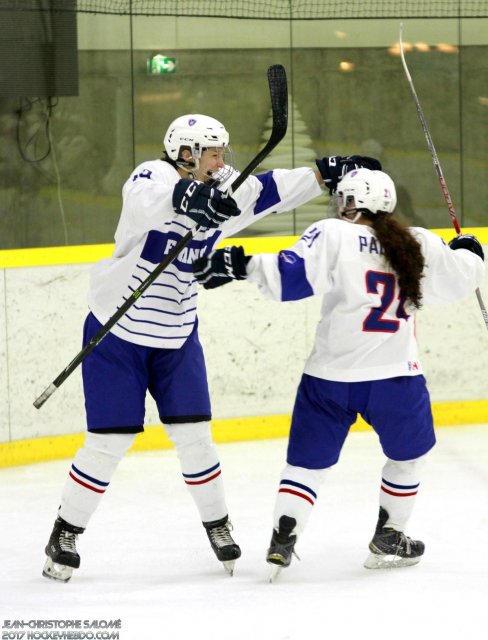 Photo hockey reportage Le sacre des françaises